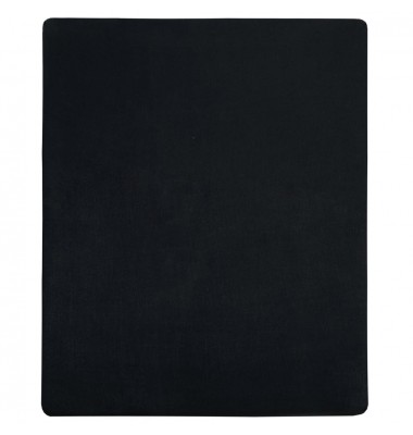  Trikotažinė paklodė su guma, juoda, 140x200cm, medvilnė - Patalynė - 2