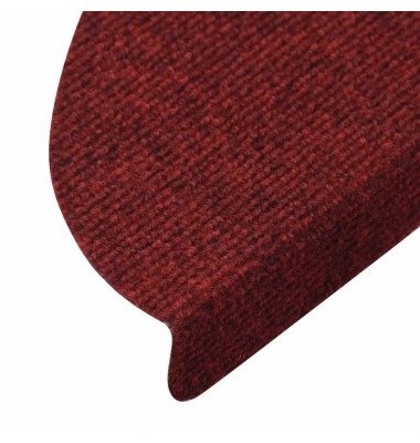  Lipnūs laiptų kilimėliai, 15vnt., raudonos spalvos, 56x20cm - Laiptų kilimėliai - 7