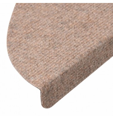  Lipnūs laiptų kilimėliai, 15vnt., smėlio spalvos, 65x26cm - Laiptų kilimėliai - 7