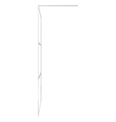  Dušo sienelė su visiškai matiniu ESG stiklu, 100x195cm - Dušo sienelės - 5