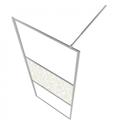  Dušo sienelė, 90x195cm, ESG stiklas, su akmenukais - Dušo sienelės - 4