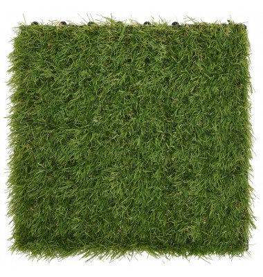  Dirbtinės žolės plytelės, 11vnt., žalios spalvos, 30x30cm - Dirbtiniai augalai - 5
