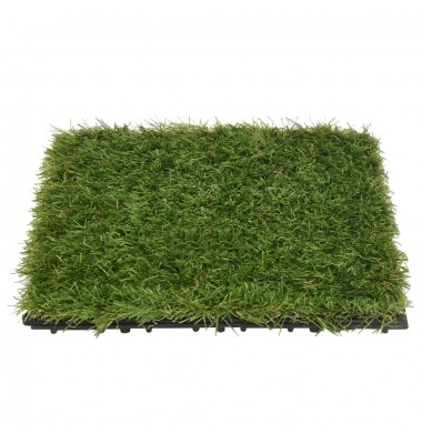  Dirbtinės žolės plytelės, 22vnt., žalios spalvos, 30x30cm  - Dirbtiniai augalai - 4