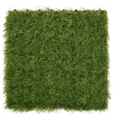  Dirbtinės žolės plytelės, 22vnt., žalios spalvos, 30x30cm  - Dirbtiniai augalai - 5
