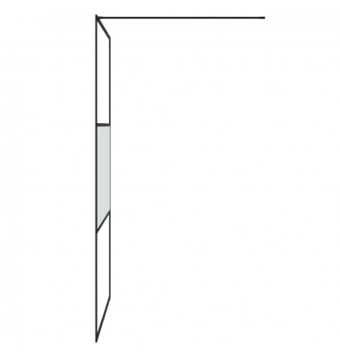  Dušo sienelė, juoda, 115x195cm, ESG stiklas, pusiau matinė - Dušo sienelės - 4