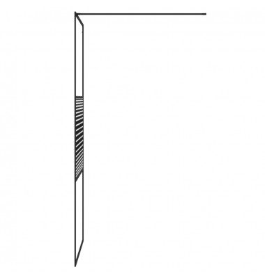  Dušo sienelė, juoda, 80x195cm, skaidrus ESG stiklas - Dušo sienelės - 4