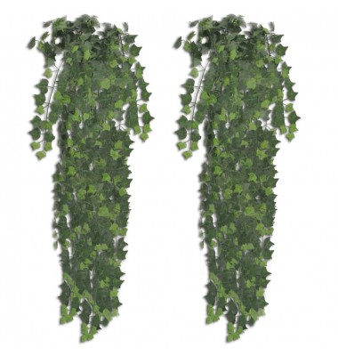 2 Žalios Spalvos Dirbtinės Gebenės 90 cm - Dirbtiniai augalai - 1