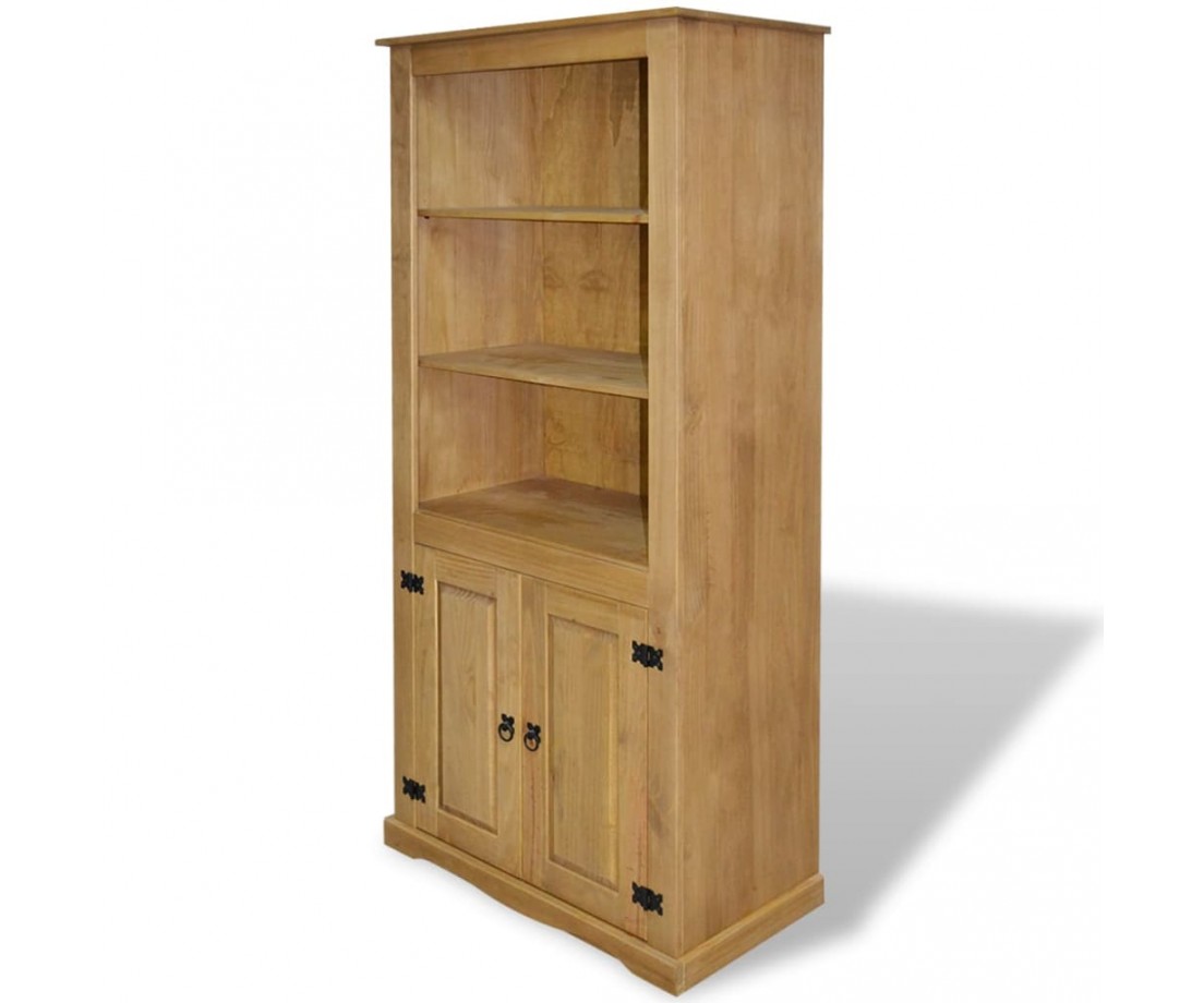Indauja, meksikinė pušis, Corona serija, 80x40x170 cm - Biuro spintos, spintelės - 1 Indauja, meksikinė pušis, Corona serija, 80x40x170 cm - Biuro spintos, spintelės - 1