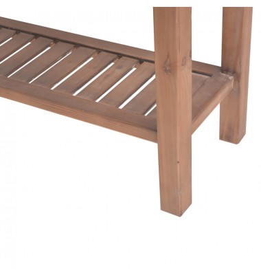  Konsolinis staliukas, tvirta eglės mediena, 122 x 35 x 80 cm - Žurnaliniai staliukai - 9