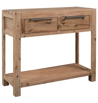  Konsolinis staliukas, 82x33x73 cm, akacijos medienos masyvas - Žurnaliniai staliukai - 1