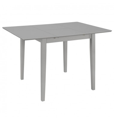  Išskleidž. valg. stalas, pilkas, (80x120)x80x74 cm, MDF - Stalai - 1