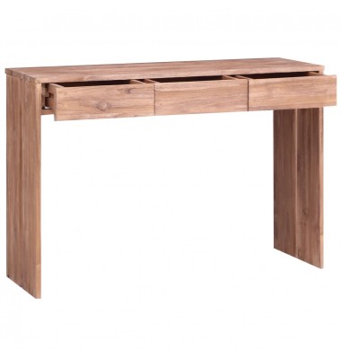  Konsolinis staliukas, 110x35x75cm, tikmedžio medienos masyvas - Žurnaliniai staliukai - 2