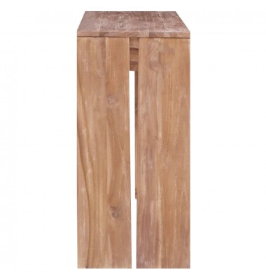  Konsolinis staliukas, 110x35x75cm, tikmedžio medienos masyvas - Žurnaliniai staliukai - 4
