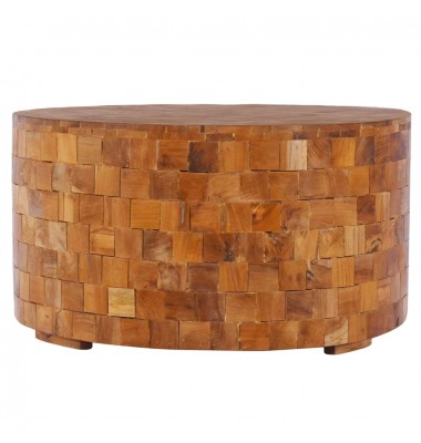  Kavos staliukas, 60x60x35cm, tikmedžio medienos masyvas - Kavos staliukai - 1