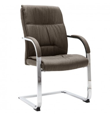  Gembinė biuro kėdė, taupe spalvos, audinys - Biuro kėdės - 1