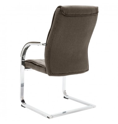  Gembinė biuro kėdė, taupe spalvos, audinys - Biuro kėdės - 4