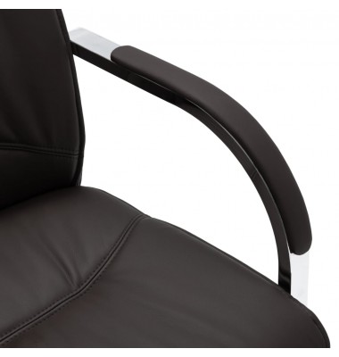  Gembinė biuro kėdė, juodos spalvos, dirbtinė oda - Biuro kėdės - 5