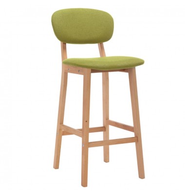  Baro taburetės, 2vnt., žalios spalvos, audinys - Baro kėdės - 2