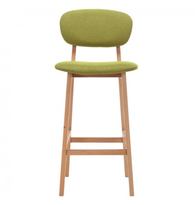  Baro taburetės, 2vnt., žalios spalvos, audinys - Baro kėdės - 3
