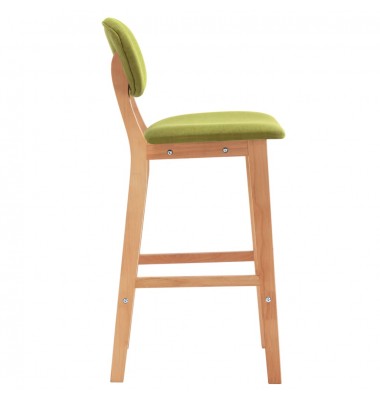  Baro taburetės, 2vnt., žalios spalvos, audinys - Baro kėdės - 4