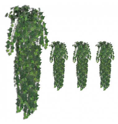  Dirbtinės gebenės krūmai, 4vnt., žali, 90cm (241366x2) - Dirbtiniai augalai - 1