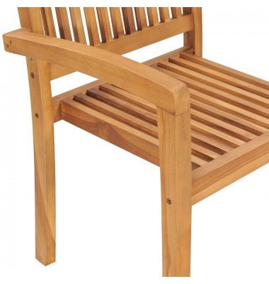  Sudedamos sodo kėdės su pagalvėlėmis, 4vnt., tikmedžio masyvas - Lauko kėdės - 6