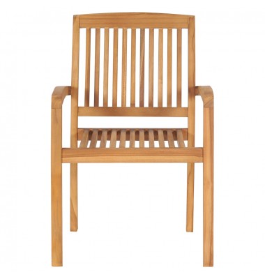  Sudedamos sodo kėdės su pagalvėlėmis, 8vnt., tikmedžio masyvas - Lauko kėdės - 5