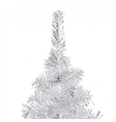  Kalėdų eglutė su LED/žaisliukais, sidabrinė, 180cm, PET  - Kalėdinės eglutės - 3