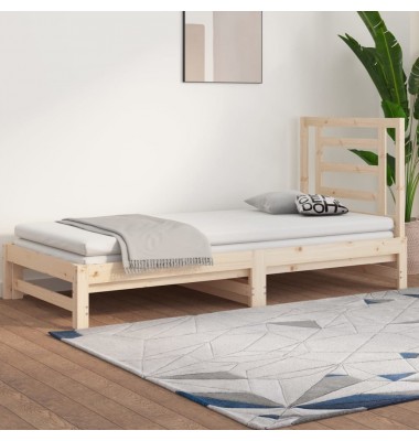  Ištraukiama lova, 2x(90x190)cm, pušies medienos masyvas - Lovos - 1