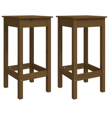  Baro baldų komplektas, 5 dalių, medaus rudas, pušies masyvas - Valgomojo, baro komplektai - 3