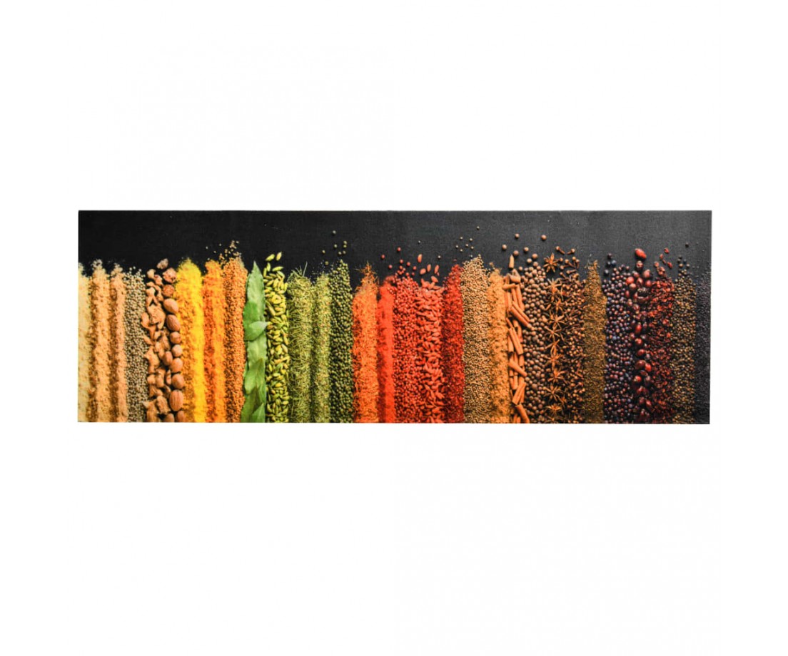 Virtuvės kilimas, 60x300cm, plaunamas, su prieskoniais - Durų, virtuvės kilimai - 1 Virtuvės kilimas, 60x300cm, plaunamas, su prieskoniais - Durų, virtuvės kilimai - 1
