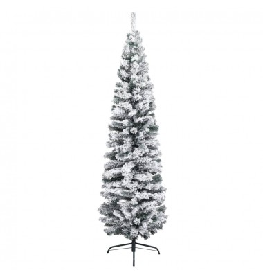  Dirbtinė Kalėdų eglutė su sniegu, žalios spalvos, 240cm, PVC - Kalėdinės eglutės - 2