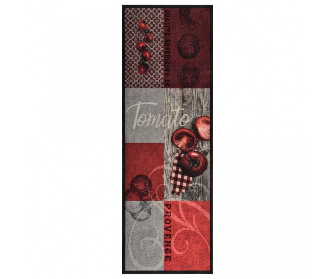 Virtuvės kilimėlis, 60x180cm, plaunamas, su užrašu Tomato - Durų, virtuvės kilimai - 1 Virtuvės kilimėlis, 60x180cm, plaunamas, su užrašu Tomato - Durų, virtuvės kilimai - 1
