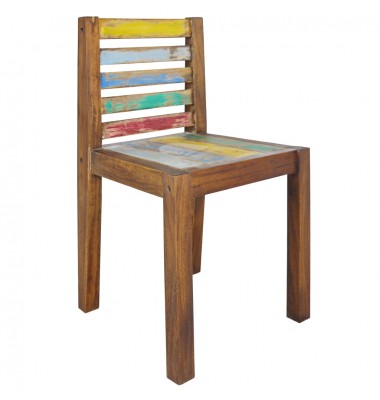  Valgomojo kėdės, 4vnt., perdirbtos medienos masyvas - Valgomojo Kėdės - 9