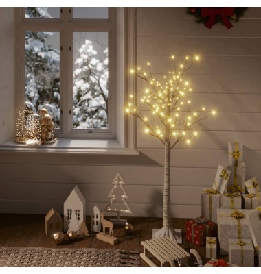 Kalėdinis medis, 1,2m, su 120 šiltų baltų LED lempučių - Kalėdinis apšvietimas - 1