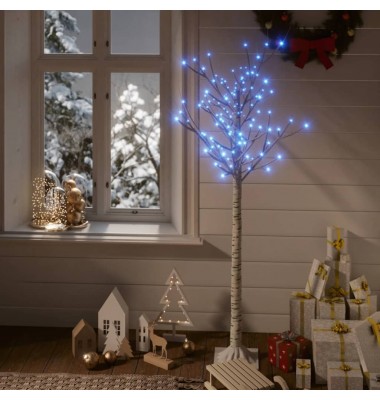 Kalėdinis medis, 1,5m, su 140 mėlynų LED lempučių - Kalėdinis apšvietimas - 1