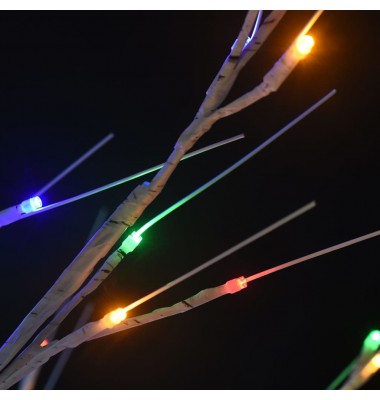 Kalėdinis medis, 2,2m, su 200 įvairių spalvų LED lempučių - Kalėdinis apšvietimas - 5