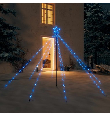 Kalėdų eglutės girlianda, 400 mėlynų LED lempučių, 2,5m - Kalėdinis apšvietimas - 1