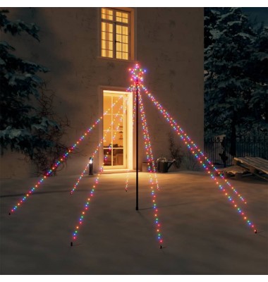 Kalėdų eglutės girlianda, 400 įvairiaspalvių LED lempučių, 2,5m - Kalėdinis apšvietimas - 1