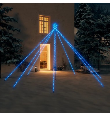 Kalėdų eglutės girlianda, 576 mėlynos spalvos LED, 3,6m - Kalėdinis apšvietimas - 1