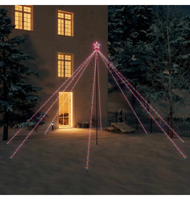Kalėdų eglutės girlianda, 800 įvairiaspalvių LED lempučių, 5m - Kalėdinis apšvietimas - 1
