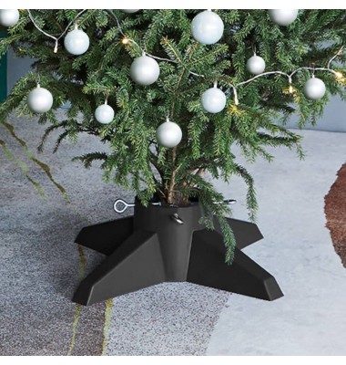  Kalėdų eglutės stovas, pilkos spalvos, 55,5x55,5x15cm - Stovai eglutėms - 1