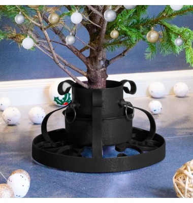 Kalėdų eglutės stovas, juodos spalvos, 29x29x15,5cm - Stovai eglutėms - 1