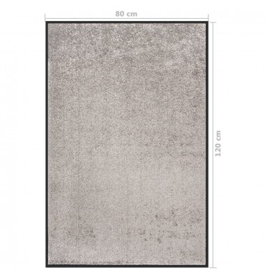  Durų kilimėlis, pilkos spalvos, 80x120cm - Durų, virtuvės kilimai - 6