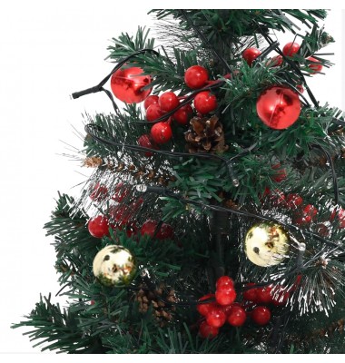  Dirbtiniai kalėdiniai medžiai su LED, 2vnt., 76cm, PVC - Kalėdinės eglutės - 7