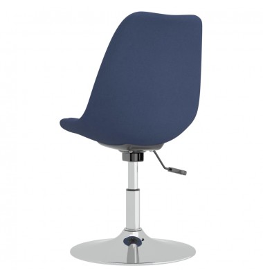  Pasukamos valgomojo kėdės, 4vnt., mėlynos spalvos, audinys - Valgomojo Kėdės - 7