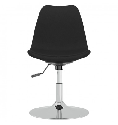  Pasukamos valgomojo kėdės, 4vnt., juodos spalvos, audinys - Valgomojo Kėdės - 4