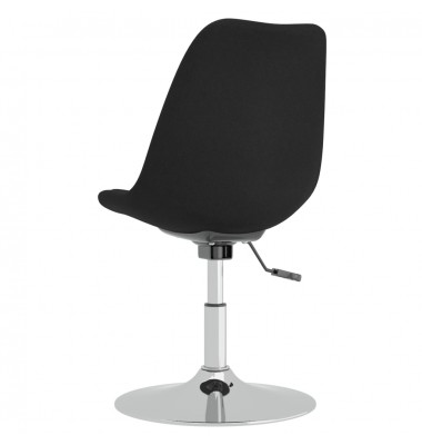  Pasukamos valgomojo kėdės, 4vnt., juodos spalvos, audinys - Valgomojo Kėdės - 7
