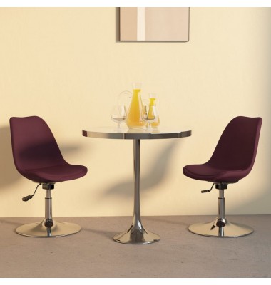  Pasukamos valgomojo kėdės, 2vnt., violetinės spalvos, audinys - Valgomojo Kėdės - 1