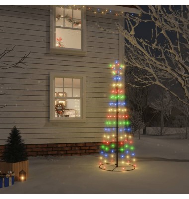 Kalėdų eglutė, 70x180cm, kūgio formos, 108 spalvotos LED - Kalėdinis apšvietimas - 1